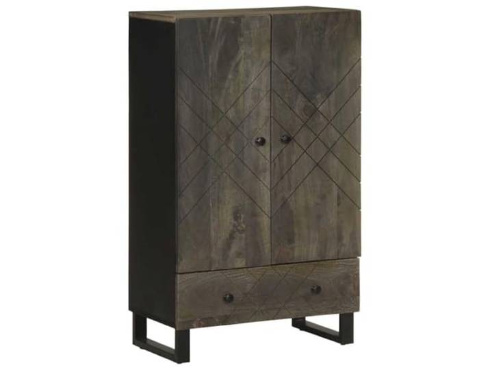 vidaXL Highboard 60x33x100 cm Massivholz Mango