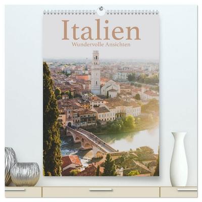 Italien - Wundervolle Ansichten (hochwertiger Premium Wandkalender 2027 DIN A2 hoch), Kunstdruck in Hochglanz