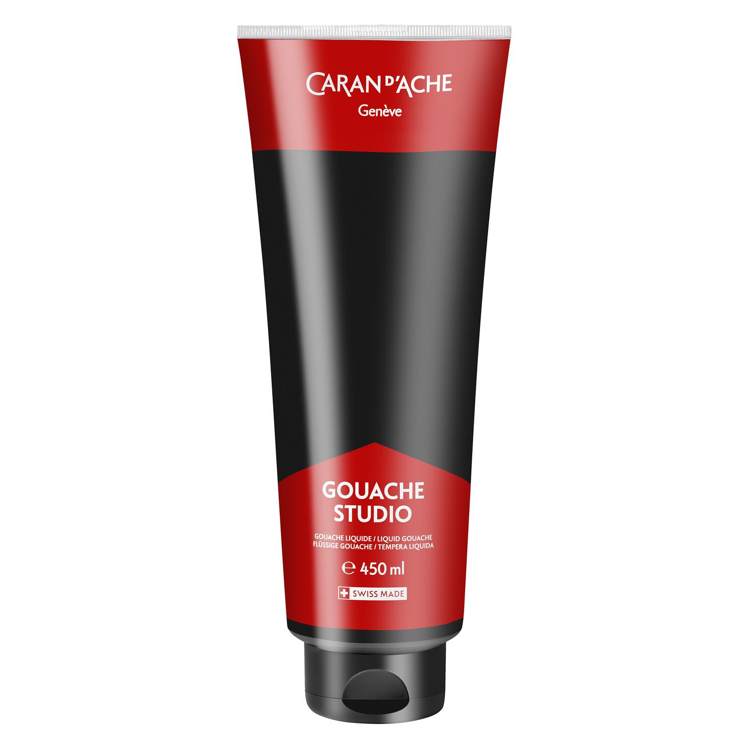 Caran d'Ache Gouache Studio Tube 450ml Schwarz 009 (450 ml) (2340.009)