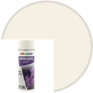 Dupli-Color Sprühfarbe 741548 Aerosol Art, 400ml, reinweiß, RAL 9010, matt, Nitrolack