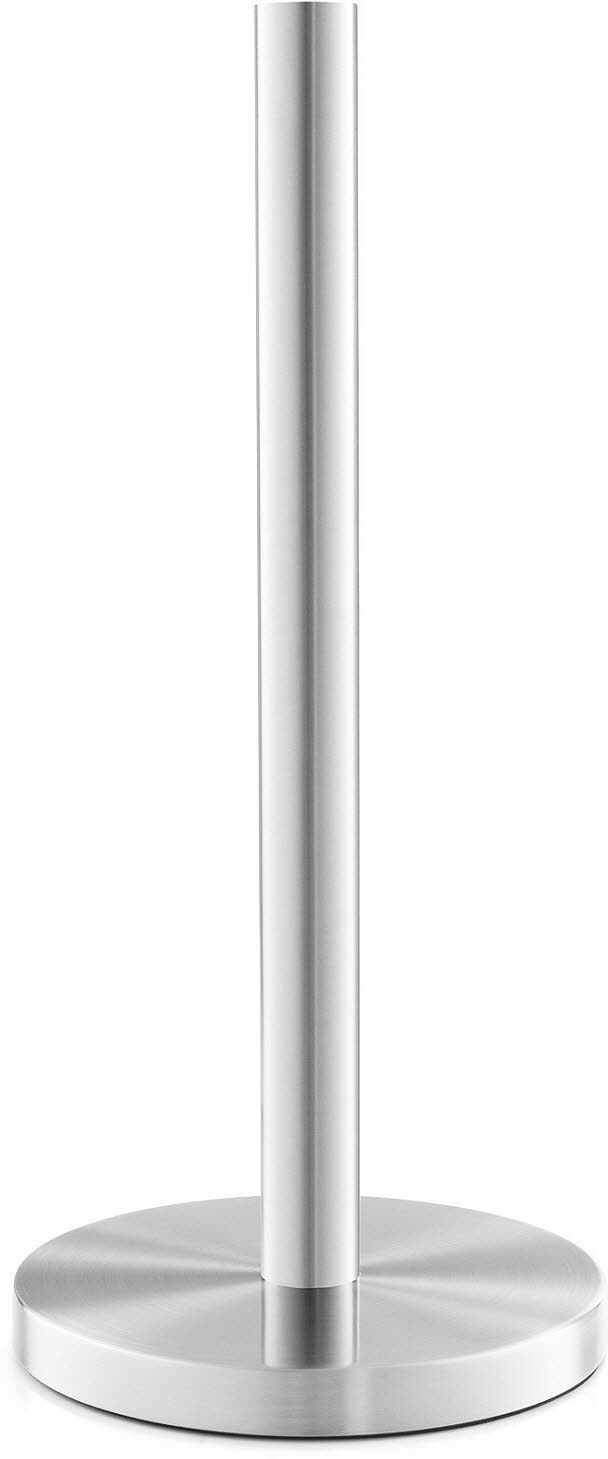 ZACK CUNA Küchenpapierhalter, Küchenaccessoires, 20705, edelstahl matt gebürstet - Ø 13  H: 31 cm - edelstahl matt gebürstet