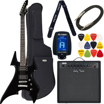 Harley Benton BS-20BK Rock Series Set Schwarz