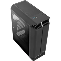 AeroCool Geh Midi Gladiator Duo V1 B/Win/RGB mi.ATX/ATX/IT - Tower (ATX, mATX, Mini-ITX), PC Gehäuse, Schwarz