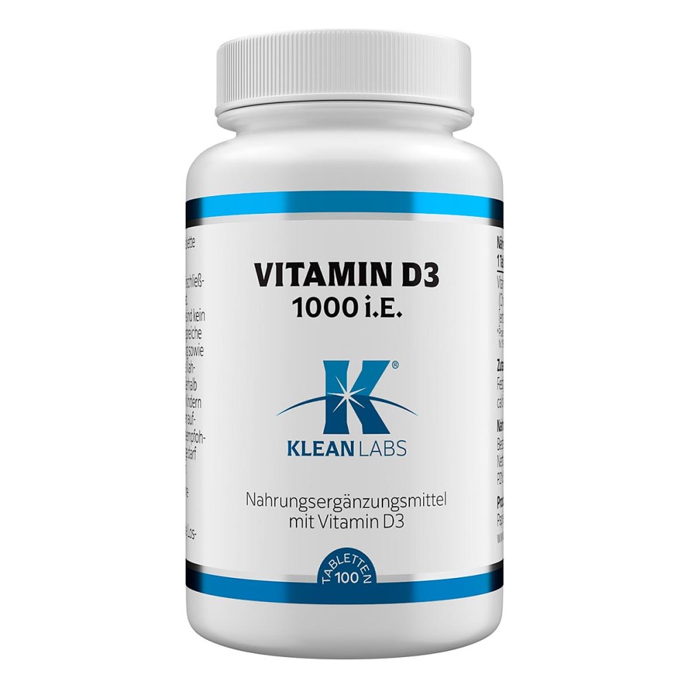 Supplementa GmbH Klean Labs Vitamin D 1000 i.E. Tabletten 13517638