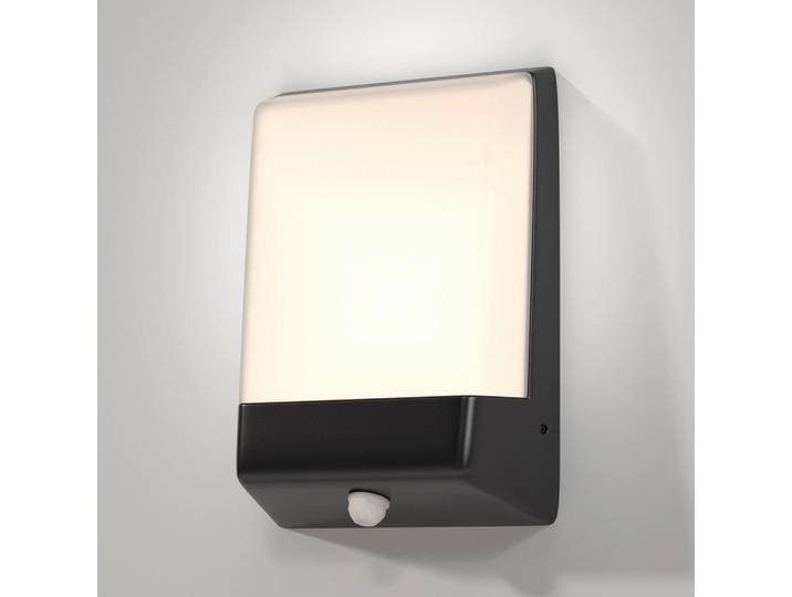 Maytoni Aussenwandleuchte, Graphitfarben, Metall, 5.9x21.1x16.1 cm, CE, Dämmerungssensor, gleichmäßige Lichtverteilung, Lampen & Leuchten, Außenbeleuchtung, Außenleuchten