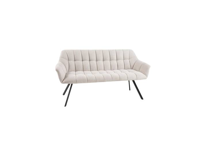 Design Sitzbank „Papillo“ Strukturstoff Champagner Beige Invicta Interiors