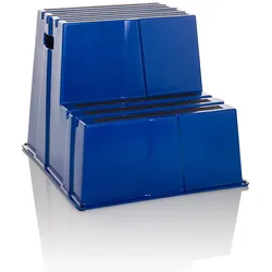 Tritthocker / Trittstufe TIO-E2 Kunststoff blau hjh OFFICE