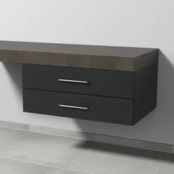 Sanipa Unterschrank „2morrow“ 800 × 340 × 520 mm in Black Oak