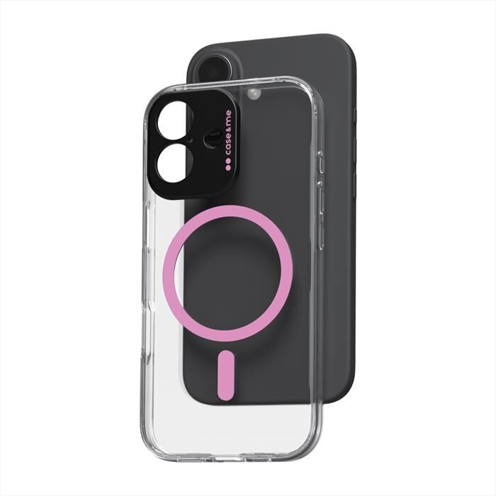 CASEME Cover Magsafe Transparent Per iPhone 17-rosa