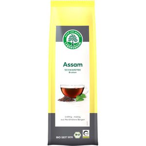 Lebensbaum Tee Assam Broken, BIO, Schwarzer Tee aus Indien, loser Tee, 100 g
