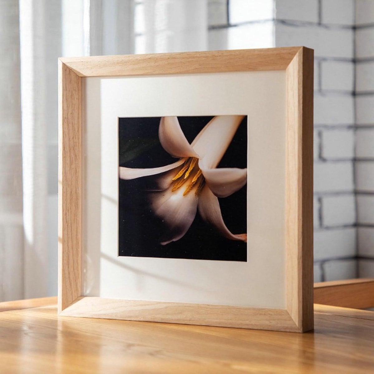 Fotolijst Hout Vierkant Licht Hout 30 x 30 cm