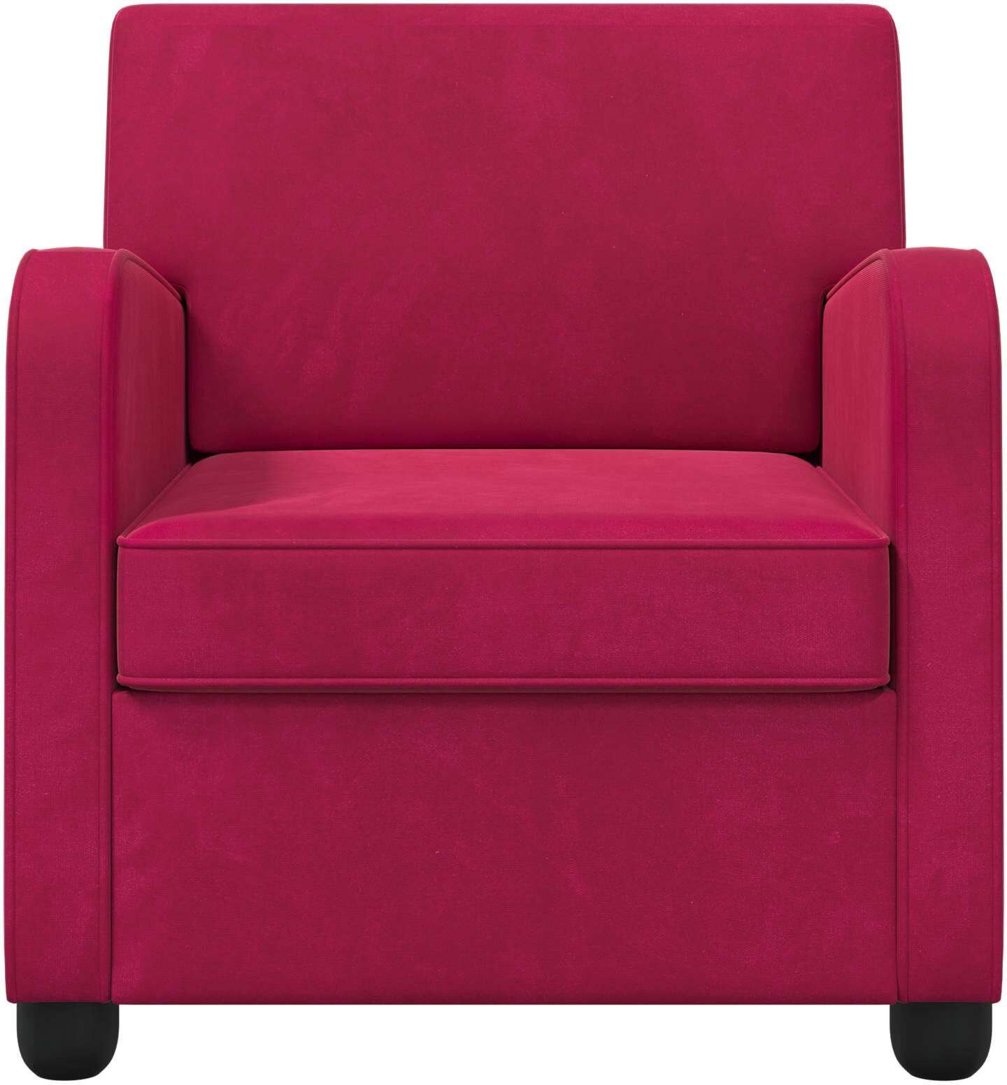 vidaXL Fauteuil Bordeaux Velours