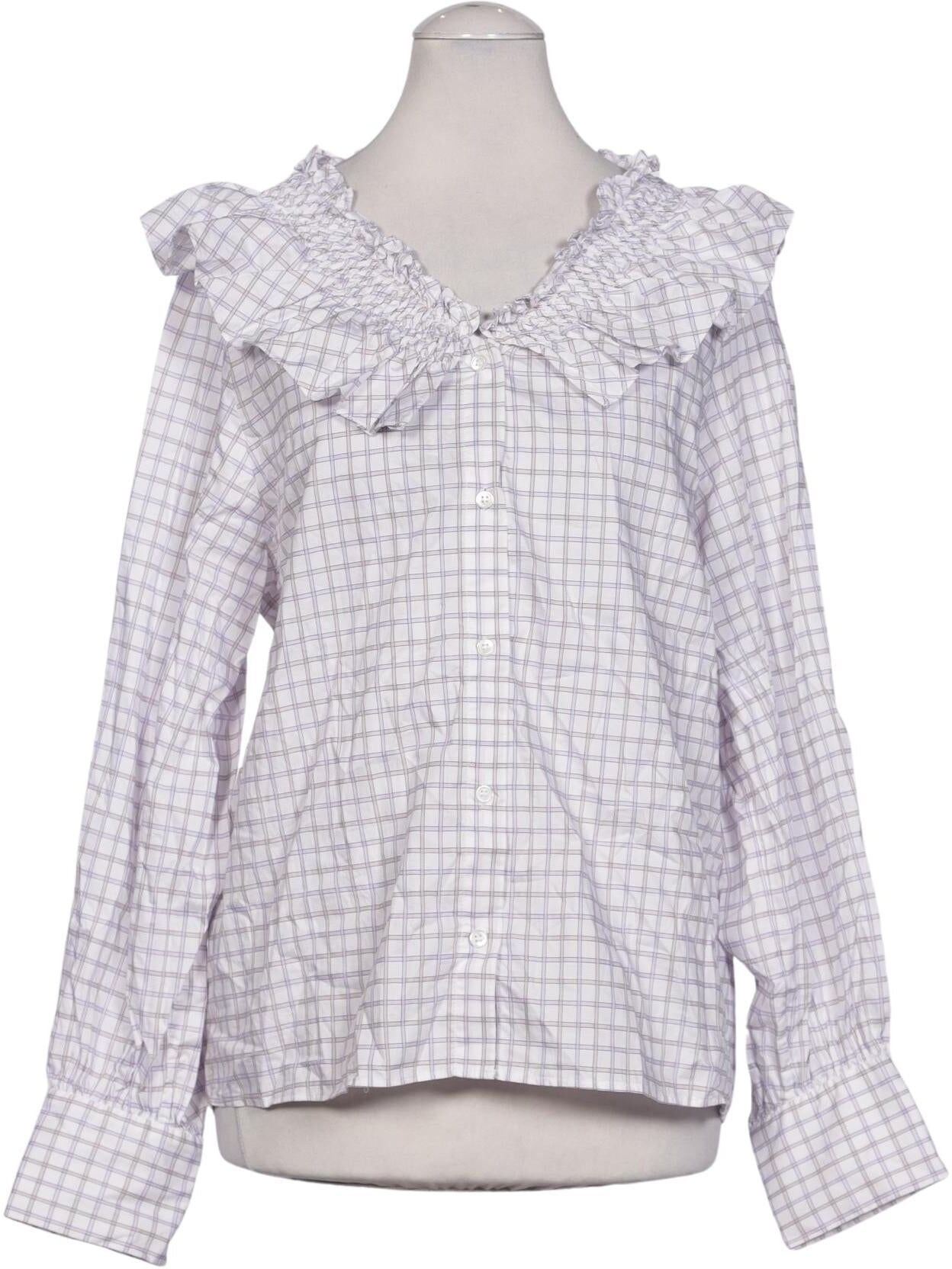 Sandro Damen Bluse, Weiß, Gr. EU 36 (Sandro 1), Baumwolle - Second Hand