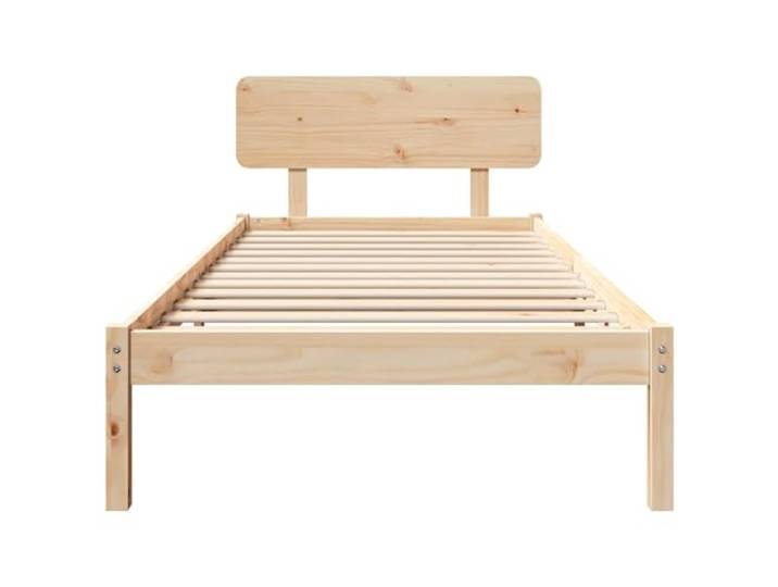 KTHLBRH Bettgestell 80 x 200 cm, Kiefer massiv Minimalistisches modernes Design, klare Linien, geeignet für zeitgenössische und klassische Stile, robust und langlebig