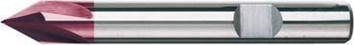 NC-afbraamfrees Type N VHM TiAlN DIN 6527 6,0mm 60 graden