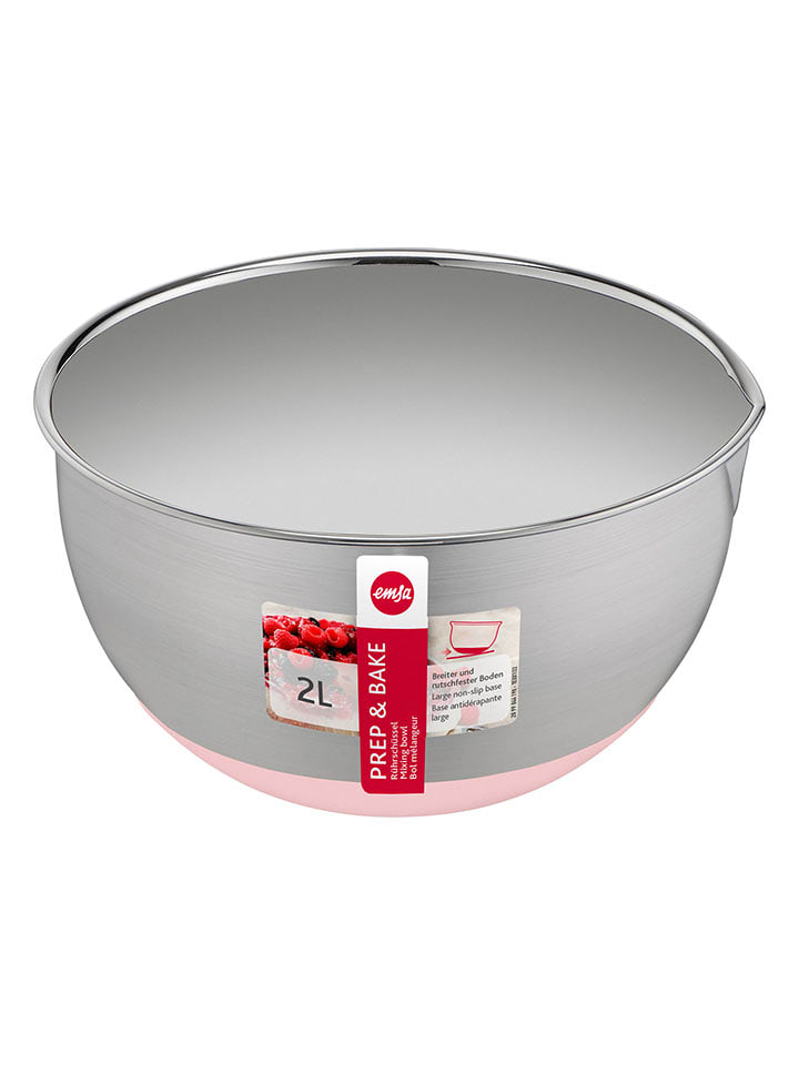 Emsa Rührschüssel "Prep & Bake" in Silber - 2 l - onesize