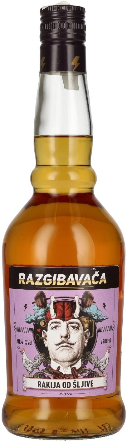 Razgibavača Rakija Od Šljive Pflaumenschnaps 41% Vol. 0,7l