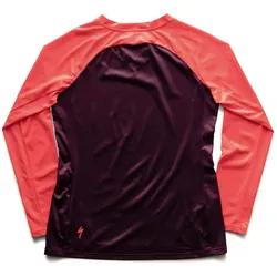 Specialized Women's Andorra Jersey LS, berry/acid lava mirror, Large