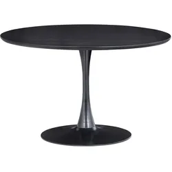 Tchibo - Woood Tisch »Sammy« mit Trompetenfuß - 1x132,5x131cm - schwarz -