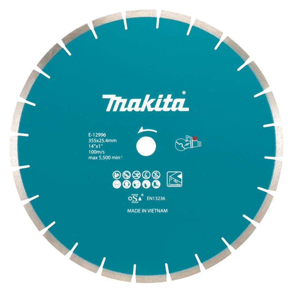 Makita E-12996 Diamanttrennscheibe Durchmesser 355mm Bohrungs-Ø 25.4mm 1St. (E-12996)