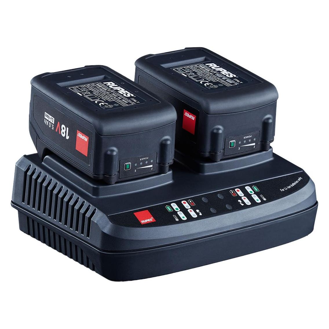 Rupes Zubehör RU-9HC185LT/DE Doppeltes Batterieladegerät 18V (9HC185LT)