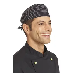 Bandana "02/503" Nadelstreifen - schwarz