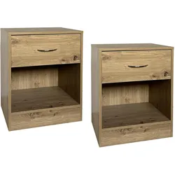 HTI-Living, Nachttisch, Nachtschrank 2er-Set Thekla 4050 (40 x 34.30 x 50 cm)