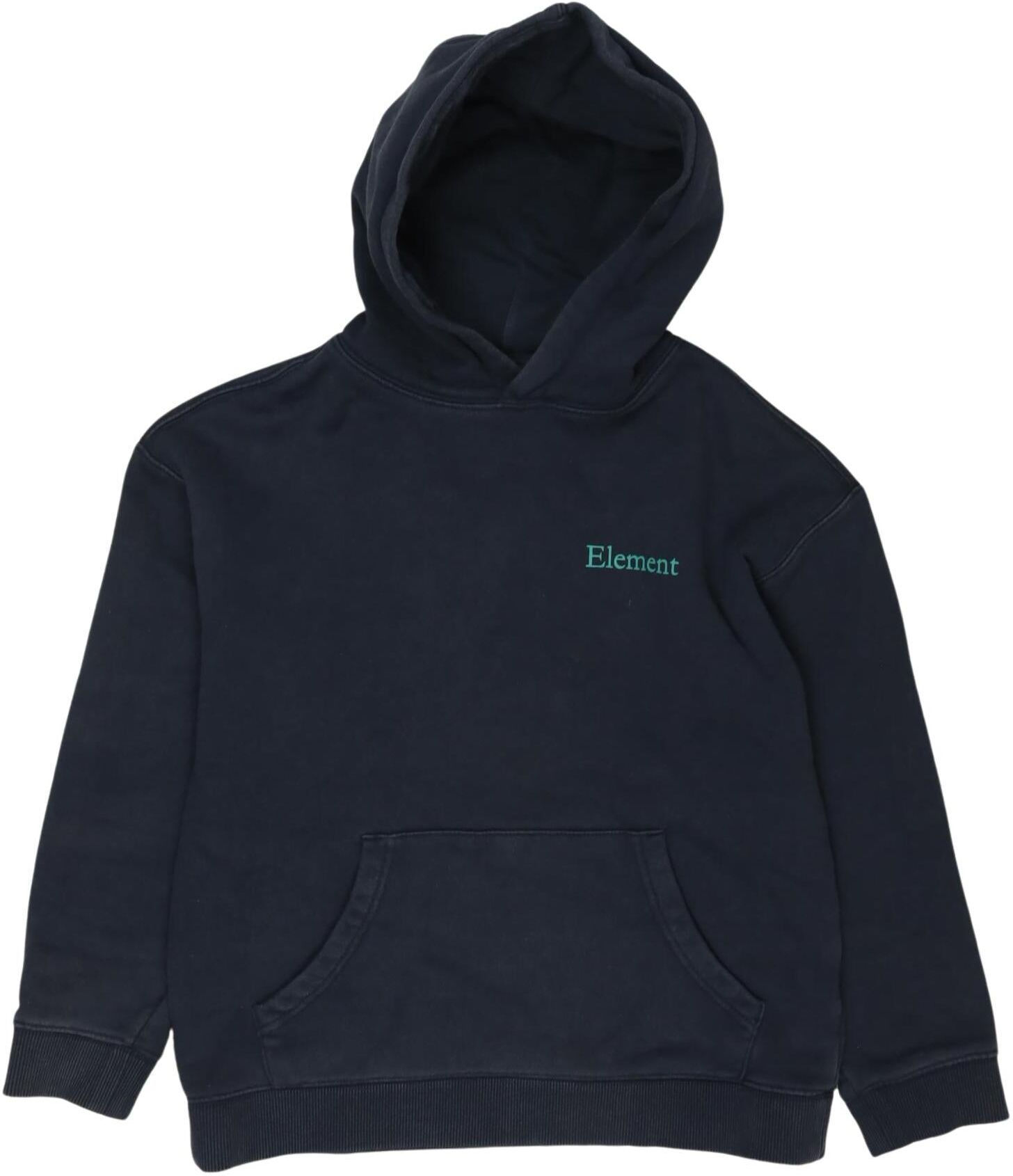 Element Jungen Kapuzenpullover oder Sweater, Marineblau, Gr. EU 146 (US 12), Synthetik / Baumwolle - Second Hand