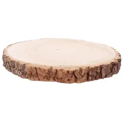 Deko Holzplatte natur 31cm