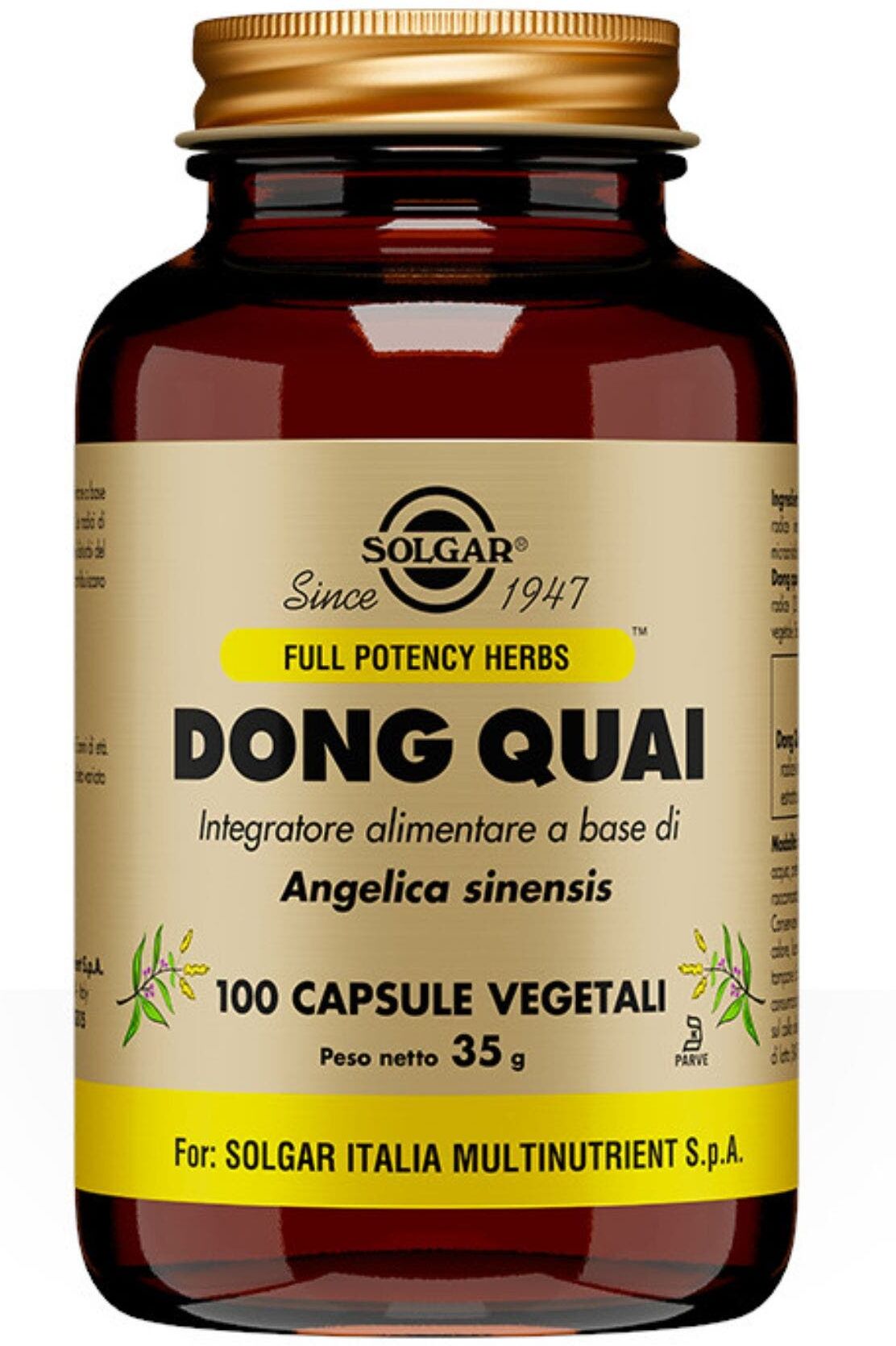 SOLGAR Dong Quai 100 Capsule Vegetali 