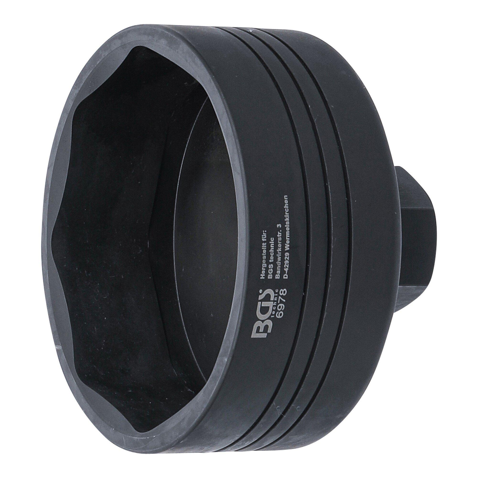 BGS Achsmuttern-Schlüssel 6978, 8-kant, für BPW 12 t Achsen, SW 109 mm ; BGS technic)