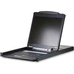 Aten CL1308 KVM-Konsole mit KVM-Switch, KVM Switch, Schwarz