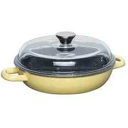 Riess Schmorpfanne Deckel Lemon, Pfanne + Kochtopf, Gelb