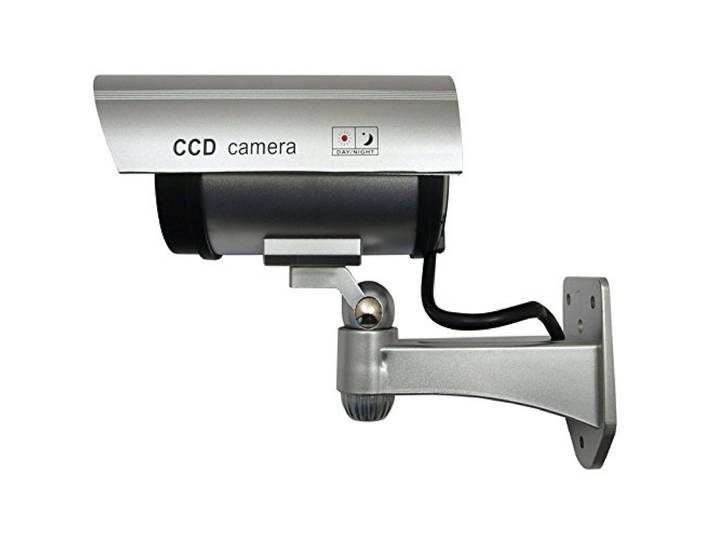 DUMMY CAMERA IR1100 Camera CCTV factice d'extérieur (Argent)