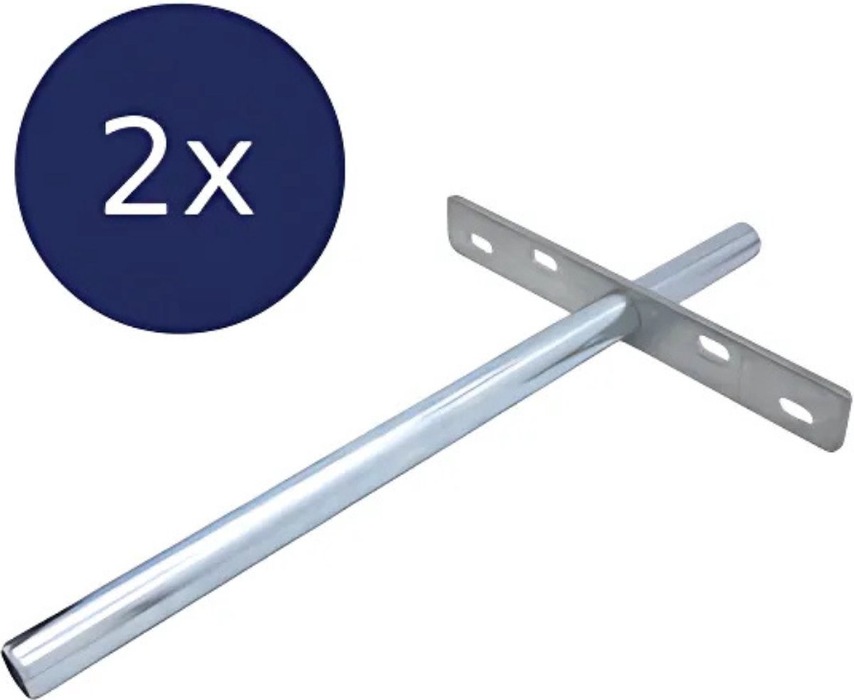 Yachtsupplier Onzichtbare plankdrager 360mm - 2 stuks