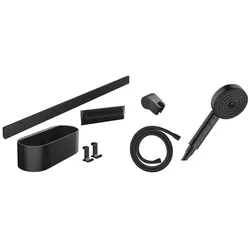 Hansgrohe WallStoris Duschset Matt Schwarz 24291670