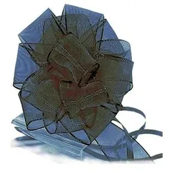Star Ziehschleife Rapid grau 10er Box Ø13cm