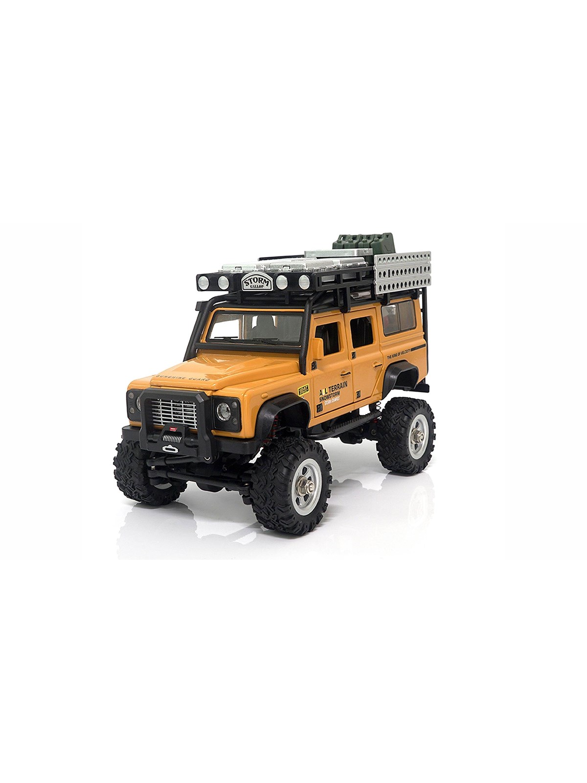 Amewi D90X28 Metal Scale Crawler 4WD 1:28 RTR Yellow