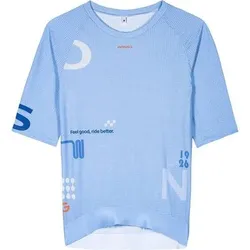 GONSO Gonso Herren Radtrikot High Summer Jersey Zipless M, Größe XS in Blau Blau
