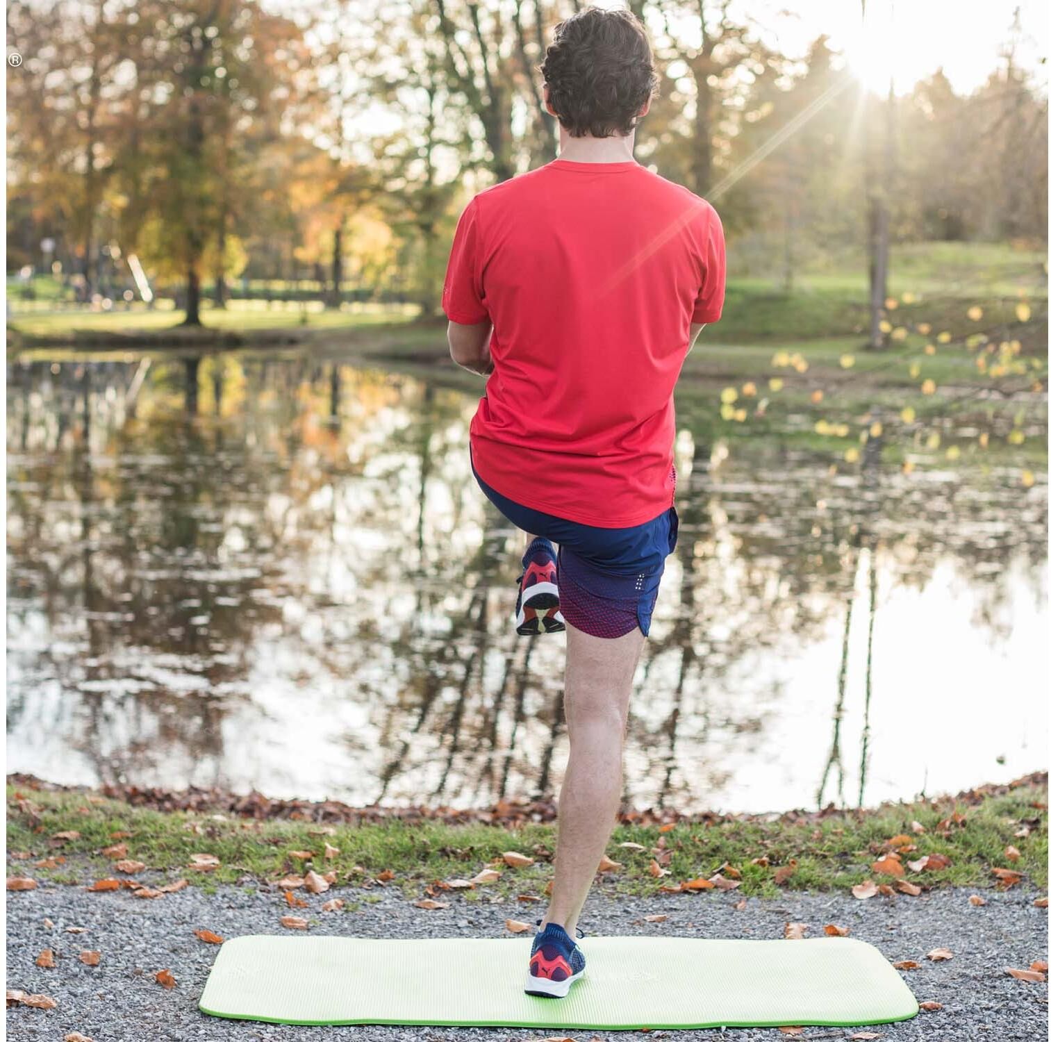 Fitnessmatte AIREX "Fitline Kiwi", grün, Sportmatten, B/H/L: 60cm x 1cm x 140cm, Fitnessmatte, B:60cm H:1cm L:140cm grün B/H/L: 60cm x 1cm x 140cm