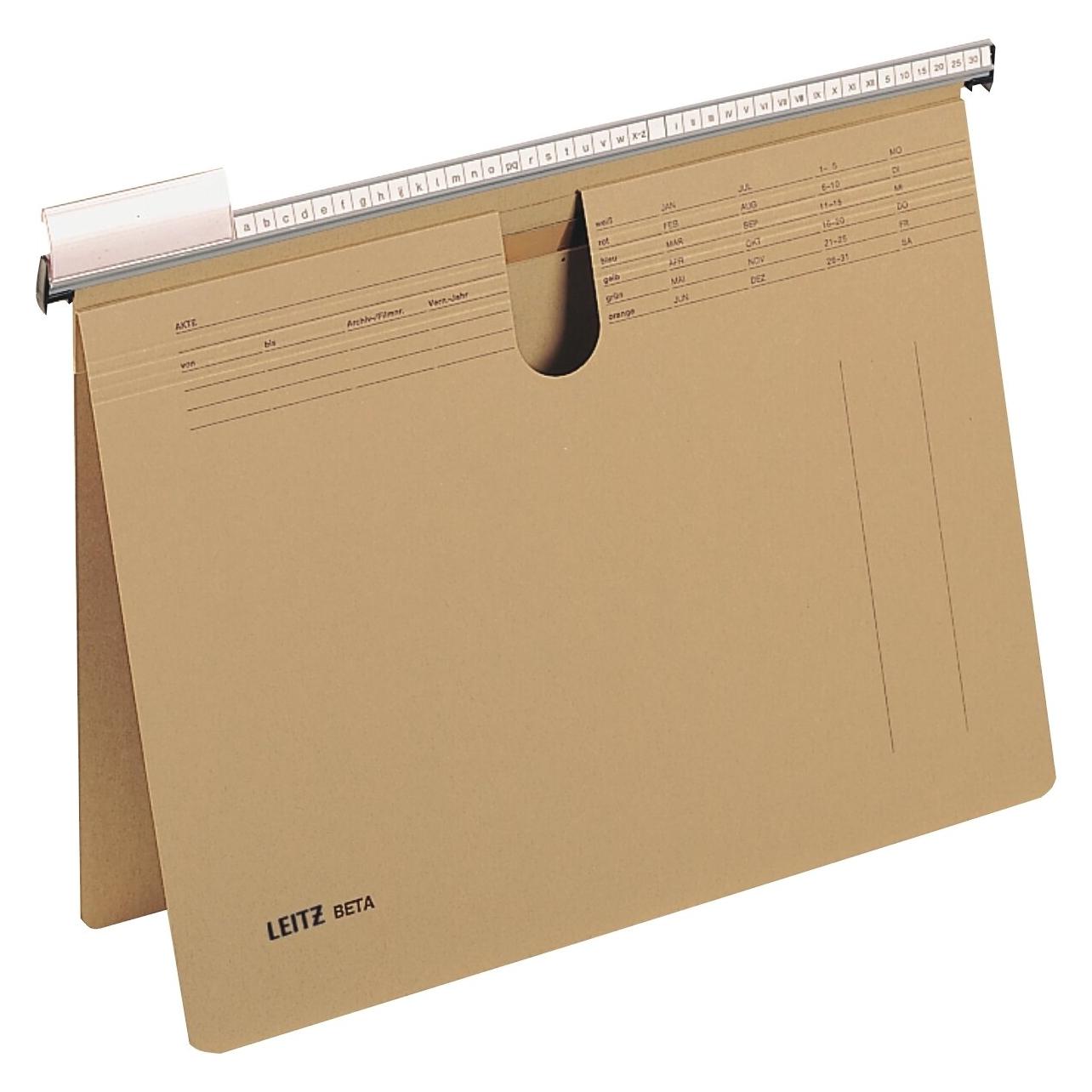 Leitz BETA Hängehefter, A4, kaufmännische Heftung, natron (A4, 25x) (2512-00-00)