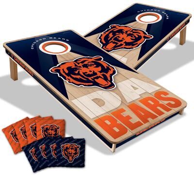 Skip's Garage Chicago Bears NFL 2x4 Professional Cornhole Board Set
