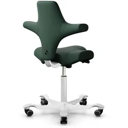 HAG CAPISCO 8106 | Wollstoff Select waldgrün | Gestell weiß