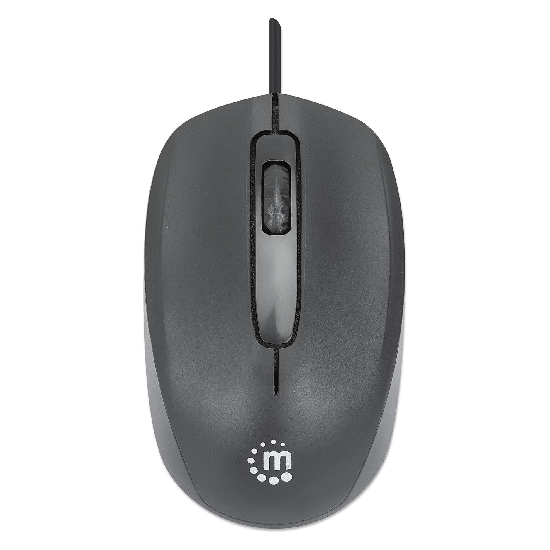 Manhattan Comfort II Optische USB-Maus (Kabelgebunden) (190190)