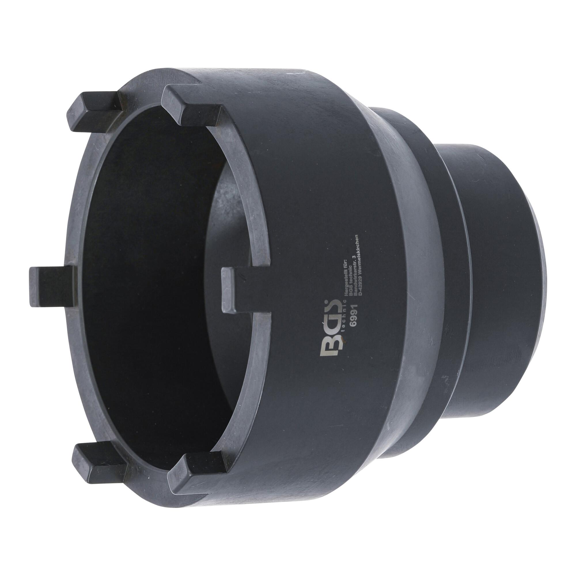 BGS Hinterachs-Nutmuttern-Schlüssel für Mercedes-Benz, MAN 10/13 t NR7/4 SW 101 mm ; BGS technic (6991)