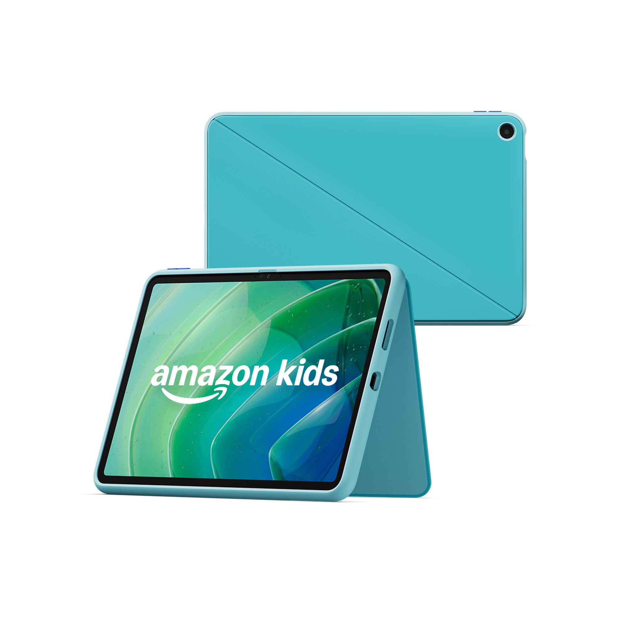 Amazon Kids Tablet 11 (2026) Android Tablet 11 Zoll WiFi 64 GB Aquatic (inkl. Schutzhülle)