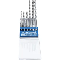 BGS Hammer-Bohrer-Satz | SDS-Schaft, Hartmetallspitze | 5 - 10 mm | 6-tlg.
