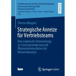 Strategische Anreize für Vertriebsteams, Fachbücher von Theresa Morguet