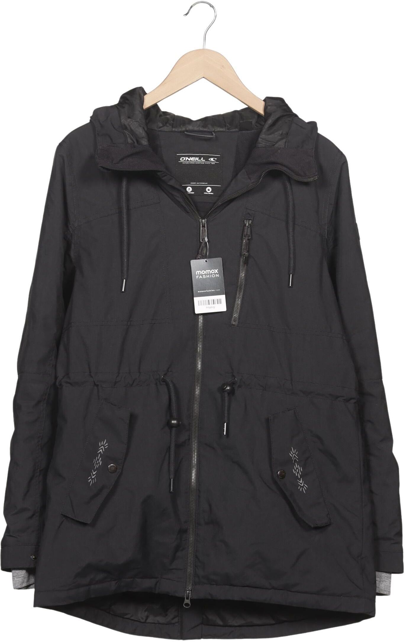 O Neill Damen Jacke, Schwarz, Gr. XL, Synthetik - Second Hand