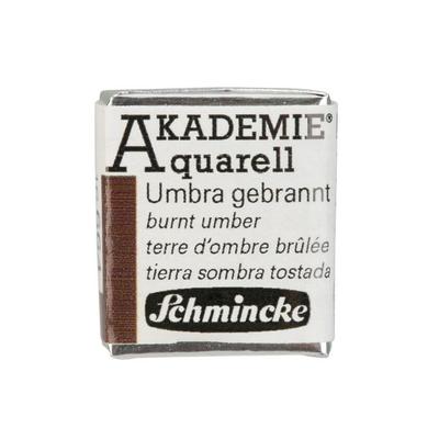 Schmincke Akademie Aquarell 1/2 Näpfchen, Umbra gebrannt